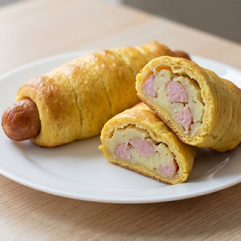 Сосиска с картошкой